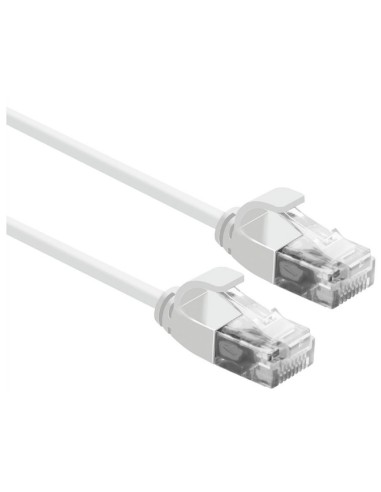 Roline 21.15.0980 Cable De Red Blanco 0,5 M Cat6a U/utp [utp] (roline Slim Cat6a Utp Cu Lszh Ethernet Cable Whi..)