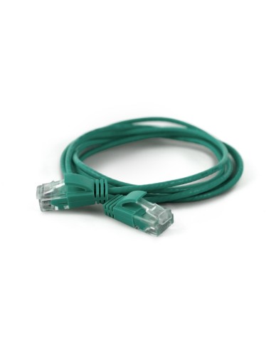 Wantecwire Utp, Cable Extra Fino Cat6a, D   2,8 Mm, Verde, Longitud 0,10 M