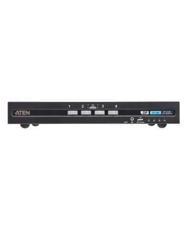 Aten Cs1184dp4c Switch Seguro Kvm De 4 Puertos Con Usb 4k Displayport (compatible Con Psd Pp V4.0)