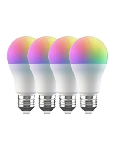 Broadlink Lb4e27 E27 9w (pack De 4) - Bombilla Inteligente Led Rgb