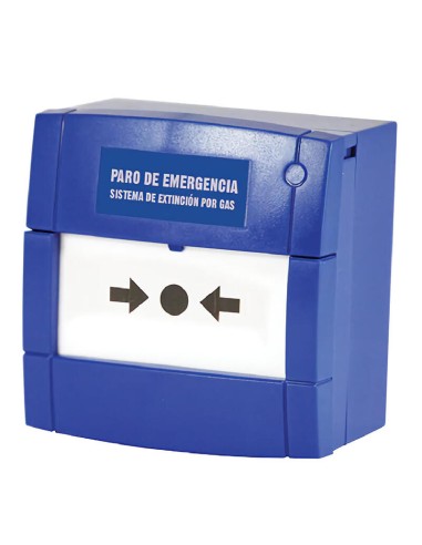 Notifier M3a-b000sg-k013-66 Pulsador Kac Paro De Extinción En-12094-3. Color Azul