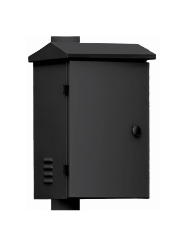 Global Baculo-caja-sh-22-negro Integration Cabinet. Caja De Acero 350x450x250 Para Báculo De 6m. Color Negro