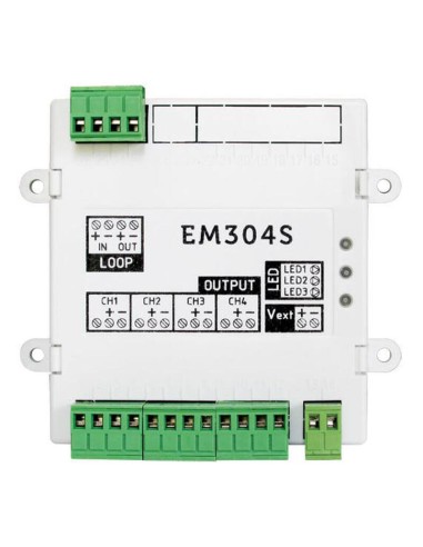 Inim Em304s Módulo De 4 Salidas Supervisadas Con Aislador