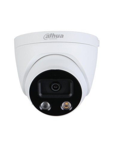 Dahua Ipc-hdw5541h-as-pv Domo Ip H265 Ai 5m Dn Smart Wdr Starlight Ir50m + Led Luz Blanca 2.8mm Ip67 Poe Sd Audio Mic E/s