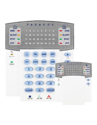 Paradox K32rf Teclado Led 32 Leds Vía Radio Bidireccional. Requiere Pa6