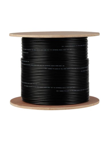 Dahua Pfm940i-59n/2 Rollo 200m Cable Siamés Rg59+2(0.32x7) Pvc Cpr-e Cca Negro (75-3)