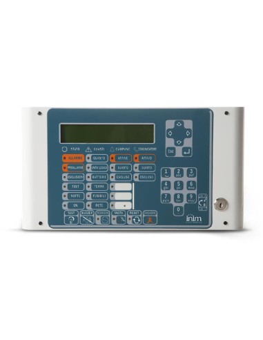 Inim Smartletusee-lcd Panel Repetidor Con Display Lcd Compatible Con Las Centrales Serie Smartline Y Smartloop