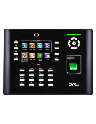 Zkteco Ta-iclock-680zmm-1 Iclock 680 Terminal Control Presencia Avanzado Ip Con Huella, Tarjeta Em, Pin