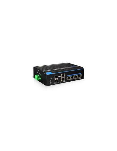 Utepo Utp7204ge-hpoe Switch Industrial Hi-poe 4 Puertos Gigabit + 2 Uplink Combo Gigabit (2sfp+2rj45) 120w Redundant 802.3af/...