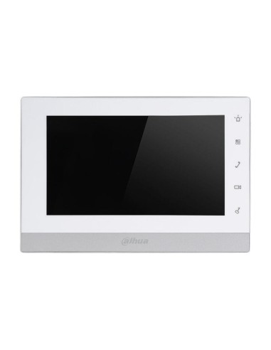 Dahua Vth1550chw-2-s1 Monitor Interior 7" De Superficie Para Videoportero 2-hilos Sd 6e 1s Alarma Blanco