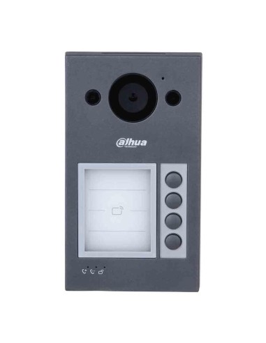 Dahua Vto3312q-p Estación Exterior Para Videoportero Ip 2-hilos Poe Con Cámara 2mp Ip65 Ik08 Mifare 125º