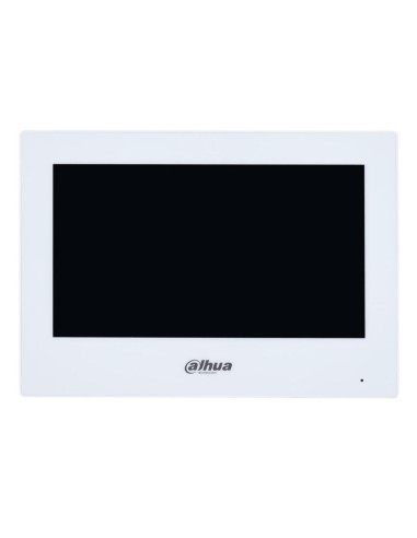 Dahua Vth2621gw-wp Monitor Interior 7" De Superficie Para Videoportero Ip Wifi Poe 6e 1s Alarma Blanco