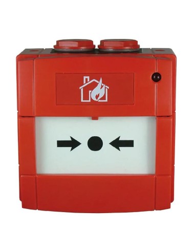 Notifier W3a-r000sg-stck-01 Pulsador De Alarma Convencional Estanco. Contacto Na O Nc. Ip67. Color Rojo. No Incluye Tapa Ps20...