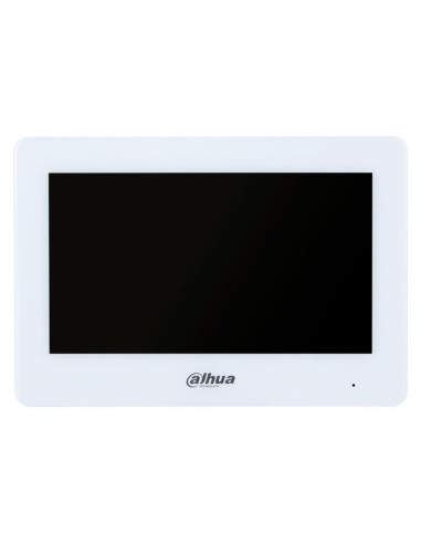 Dahua Vth5123h-w Monitor Interior De 7" Híbrido Wi-fi / 2-hilos De Superficie Para Videoportero Ip Táctil Sd 8e/1s Alarma B...