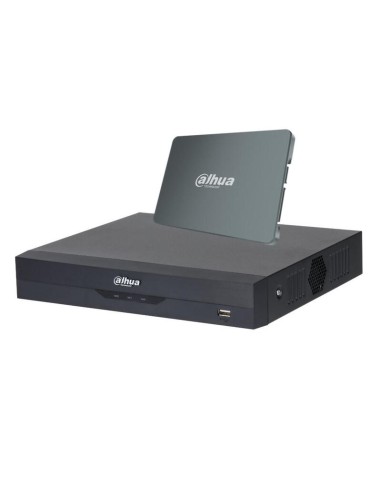 Dahua S-xvr5104hs-i3(1t) Dvr 5en1 H265 4ch 5mp@6ips +2ip 6mp 1hdmi 1hdd Ai Con Ssd-v800s1tb