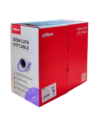 Dahua Pfm923i-6un-cc (purple) Bobina 305mts Cable Utp Cat6 0.53mm Cobre Sin Oxigeno Ce Cpr Cca. Cubierta Lszh Violeta. Mejor ...