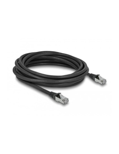 Delock Rj45 Cable De Red Cat.6a S/ftp Pur Outdoor 5 M Negro