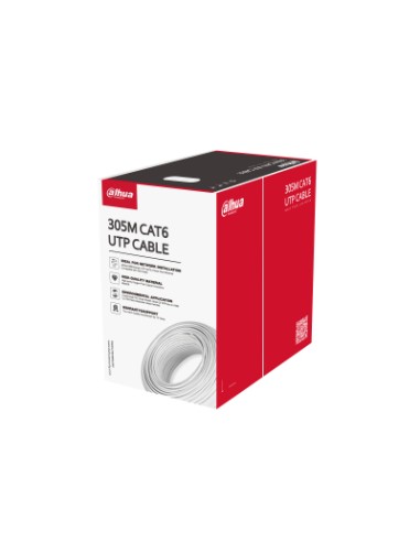 Cable Cat6 Utp 305m White/pfm920i-6un-c-v2 Dahua