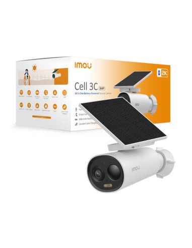 Cámara Imou Cell 3c All In One Bala  De Seguridad Ip Exterior 2304 X 1296 Pixeles Techo/pared