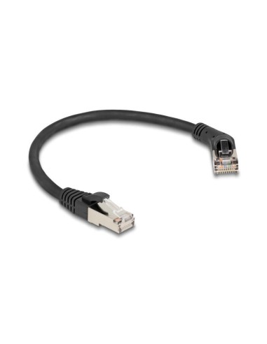 Delock Rj45 Cable De Red Cat.6a S/ftp Macho A Macho Gerade 0,25 M Negro