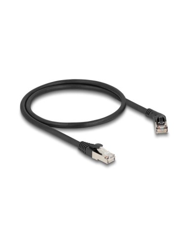 Delock Rj45 Cable De Red Cat.6a S/ftp Macho A Macho Gerade 0,5 M Negro