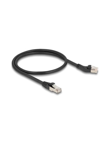 Delock Rj45 Cable De Red Cat.6a S/ftp Machoa Macho Gerade 0,5 M Negro