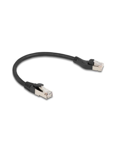 Delock Rj45 Cable De Red Cat.8.1 S/ftp Macho 45° Nach Links Angular