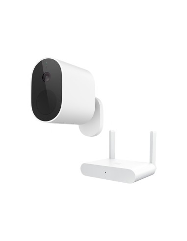 Set Cámara De Videovigilancia Xiaomi Mi Wireless Outdoor Security Camera + Gateway 130  Visión Nocturna Control Desde App