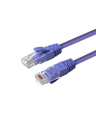 Microconnect Mc-utp6a0025p Cable De Red Púrpura 0,25 M Cat6a U/utp (utp)