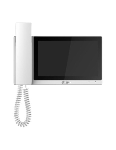 Dahua Vth5421ew-h Monitor Interior 7" De Superficie Para Videoportero Ip Pantalla Táctil Poe Sd 6e 1s Alarma Blanco