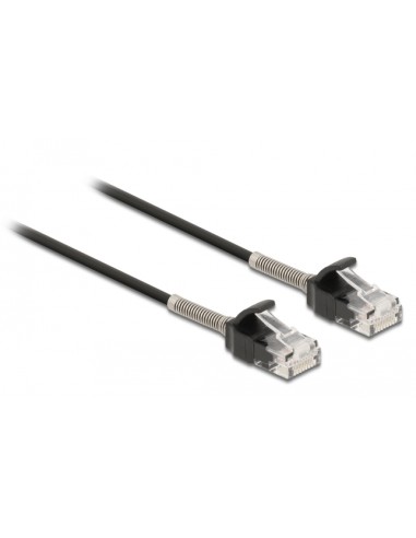 Delock Cable Rj45 Macho A Rj45 Macho Cat.6a 5 M Negro Proteccion Anti-dobleces