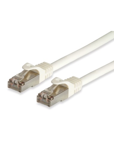 Cable Red Equip Latiguillo Rj45 S Ftp Cat7 0.5m Blanco