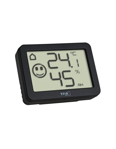 Termohigrómetro Digital Tfa 30.5055, Termómetro (negro, 4 ámbitos De Aplicación: Climatización Ambiental, Instrumentos M...