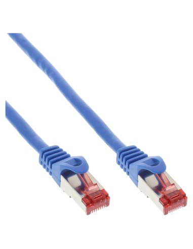 100 Piezas Bulk-pack Inline Cable De Red S/ftp Pimf Cat.6 250mhz Pvc Cobre Azul 0.5m