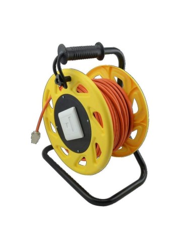 Logilink Carrete Cable Cat 7a Conector Keystone Jack 90m Naranja Cq5090s