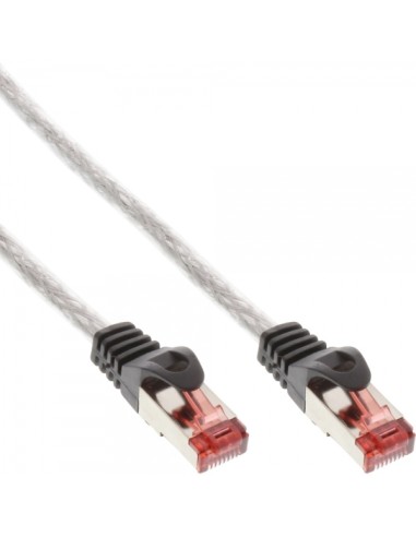 Cable De Red Inline S/ftp Pimf Cat.6 250mhz Pvc Cobre Transparente 5m