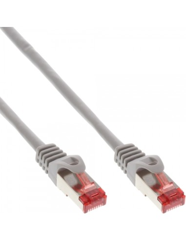 Cable De Red Inline S/ftp Pimf Cat.6 250mhz Pvc Gris Cobre 0,25m