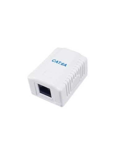 Caja  Equip De Superficie Cat6a 1 Puerto Rj45 Utp