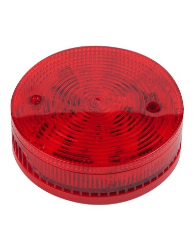 Teletek Sf100rsst Sirena De Incendio Interior De Montaje En Pared, Con Luz Estroboscópica. En54. Rojo