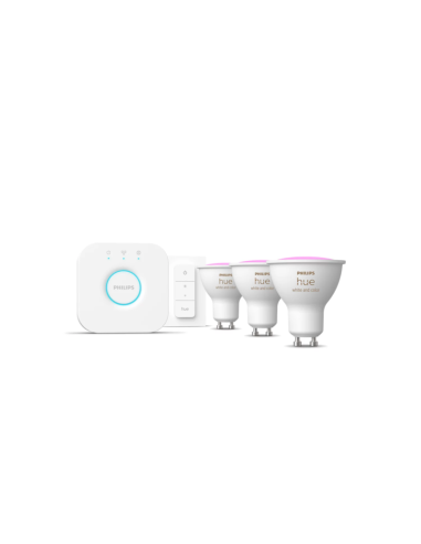 Philips Hue Wca Starter Kit 4.2w Gu10 3pcs, Bridge, Switch