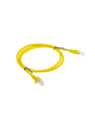 Lanberg Cable De Red Pcu6-10cc-0100-y,rj45,utp,cat 6,1m,amarillo