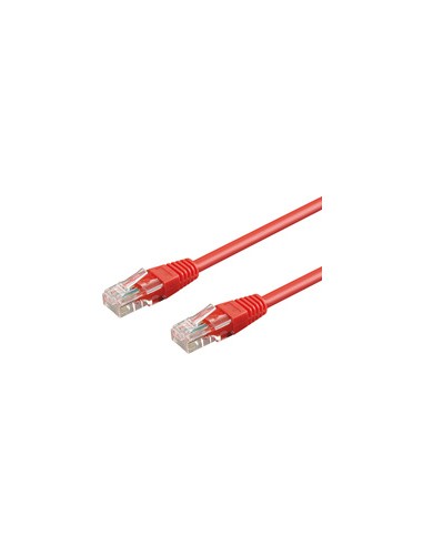 Goobay 95561 Latiguillo Cat 5e, U/utp, Rojo, 1,5 M