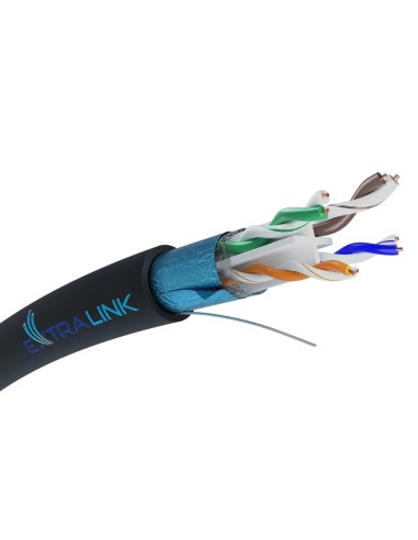 Cable Extralink Cat6 Ftp (f/utp) V2 Outdoor Twisted Pair 305m