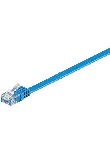 Cable Goobay Rj-45 Cat6 1m  De Red Azul U/utp (utp)