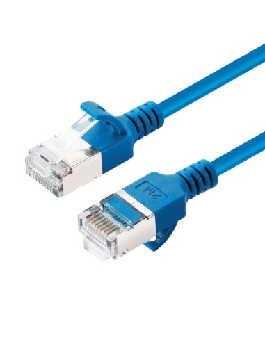 Microconnect V-ftp6a01b-slim Cable De Red Azul 1 M Cat6a U/ftp (stp)