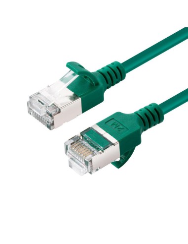 Microconnect V-ftp6a01g-slim Cable De Red Verde 1 M Cat6a U/ftp (stp)