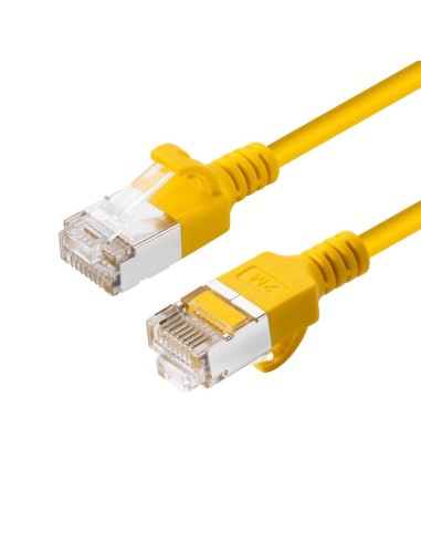 Microconnect V-ftp6a03y-slim Cable De Red Amarillo 3 M Cat6a U/ftp (stp)