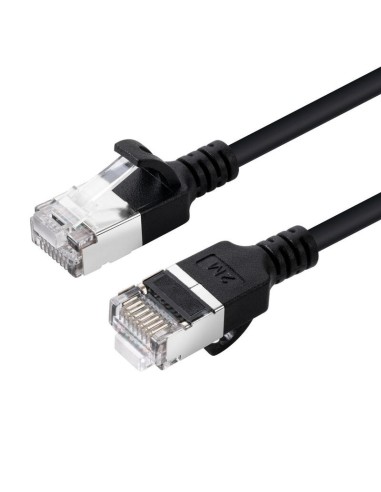 Microconnect V-ftp6a02s-slim Cable De Red Negro 2 M Cat6a U/ftp (stp)