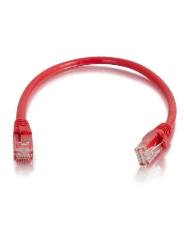 Cable C2g  De Conexión De Red De 1,5 M Cat6 Sin Blindaje Y Con Funda (utp), Color Rojo