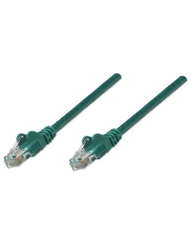 Intellinet Rj-45 M/m, 1m Cable De Red Verde Cat5e U/utp (utp)